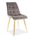 Jedálenská stolička Charlie (sivá + zlatá)
