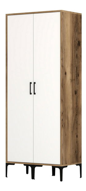 Dulap de haine Kiara SS (Nuc + Alb)