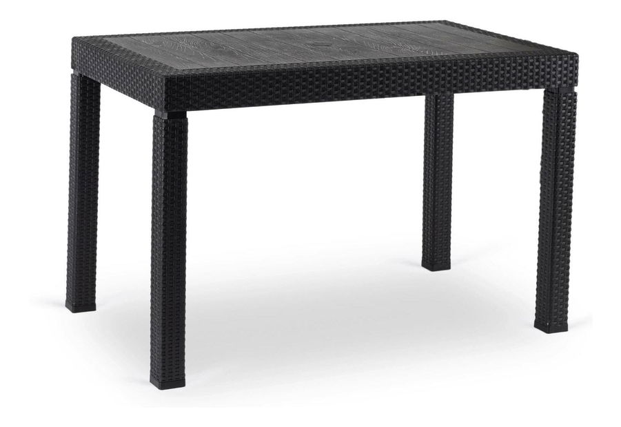 Set mobilier de grădină Fabricaria (negru) (pentru 4 persoane)