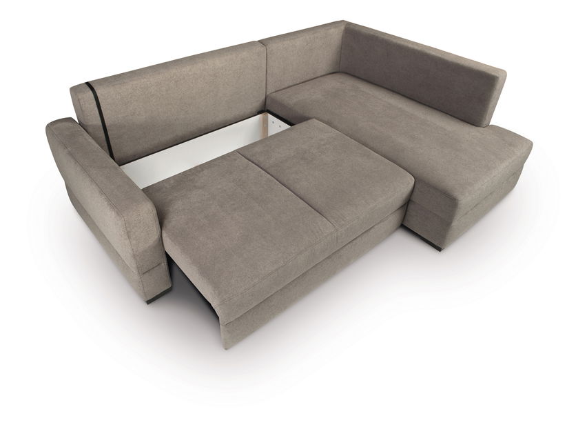 Rohová sedačka BRW Alan Lux 3DL REC (hnedá) (P)