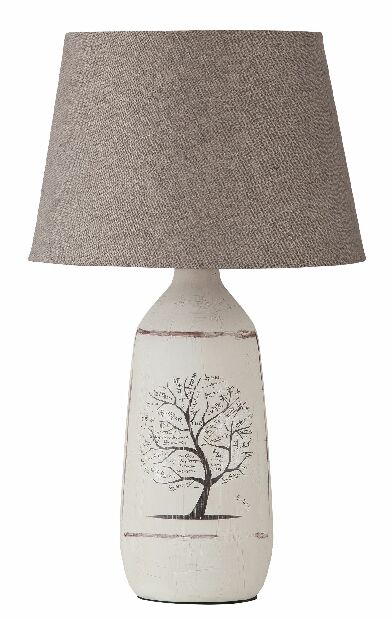 Stolová lampa Dora 4374 (biela + sivá)