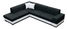 Rohová sedačka Darcia (čierna) (L)
