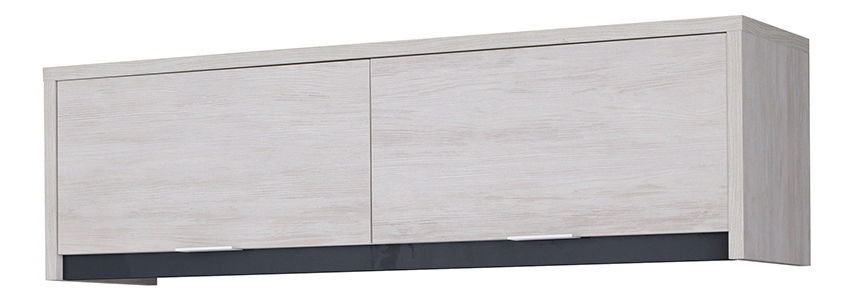 Závesná skrinka Desayuno SZWISZ (dub biely + lesk grafit)