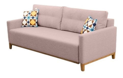 Canapea trei locuri Ardell (Roz deschis)