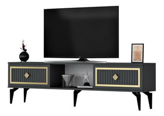 TV stolić/ormarić Kututa 2 (antracit + zlatna)