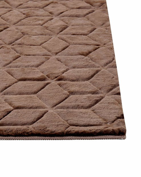 Covor din blană artificială 160 x 230 cm Thae (maro)