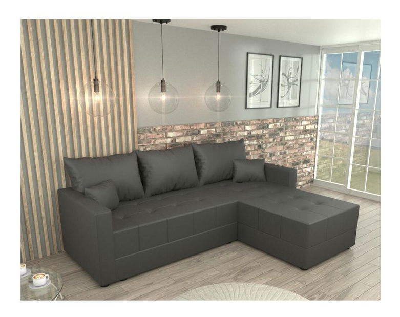 Rohová sedacia súprava Duna (sivá)