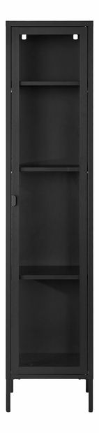 Vitrină îngustă Brisbane Bisalia 6 (negru)