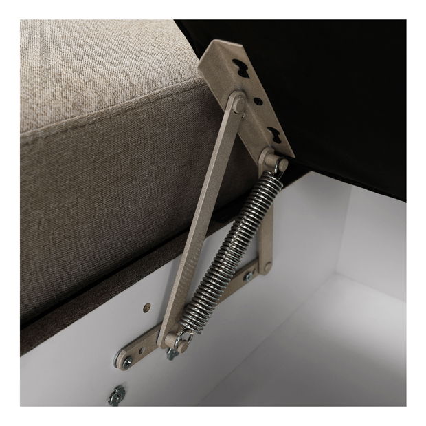 Colțar în formă de U Imani (maro deschis + maro)