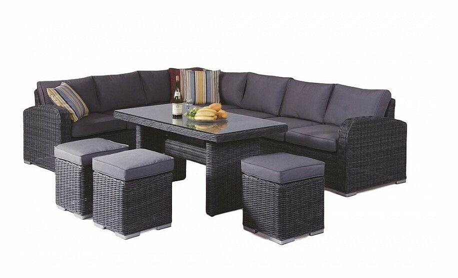 Záhradný nábytok Naomi (um. Ratan) *vankúše ZADARMO