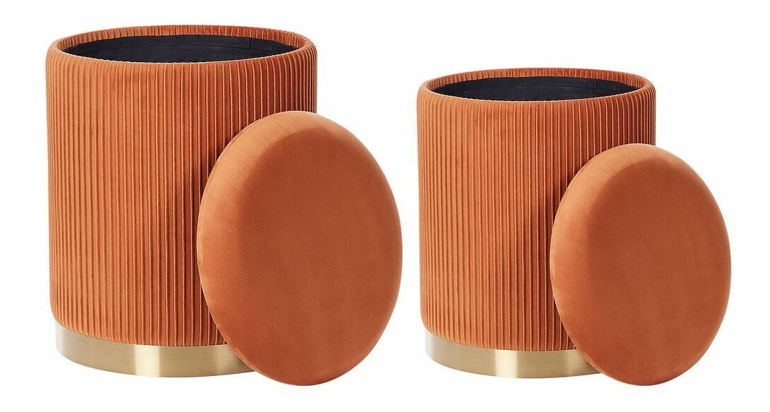 Set 2ks taburetiek Mirza (oranžová)