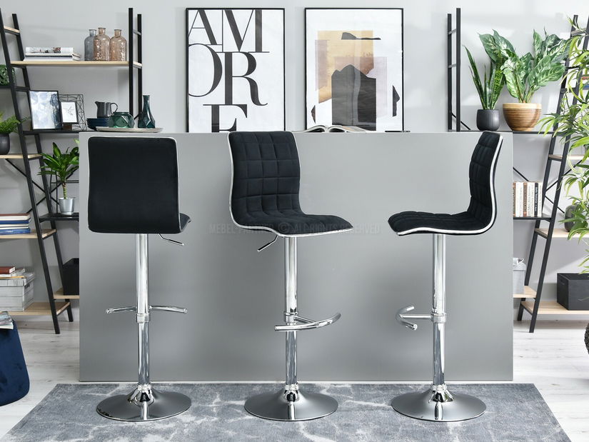 Szék Hulk (fekete + króm)