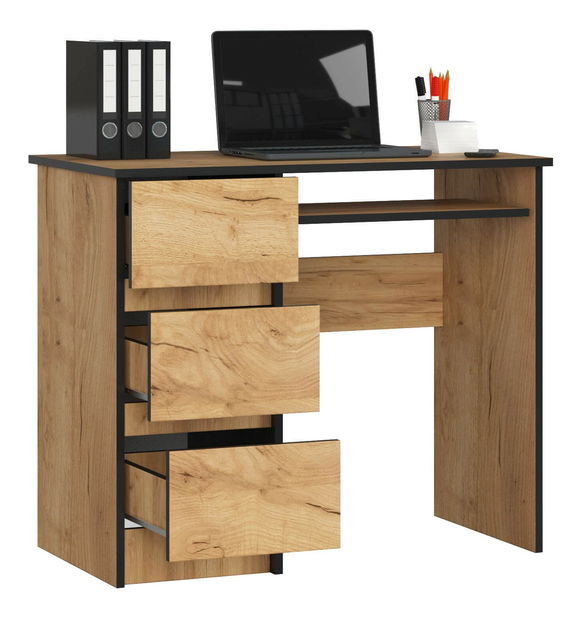 PC stolík Benicio (dub craft) (L)