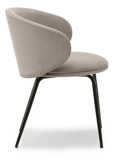 Jedálenská stolička Carbono (béžová + čierna)