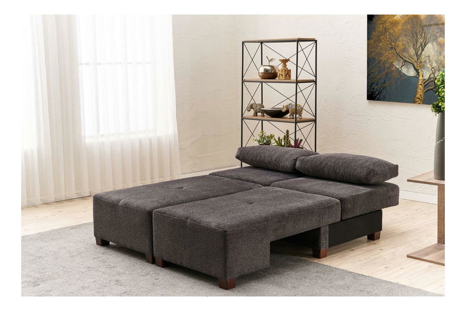 Széthúzható kanapé Perenilla C (antracit + dió)