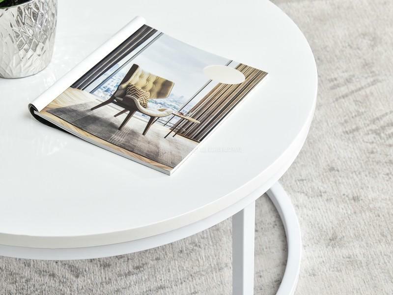 Dohányzóasztal Kolja Stolik S (fehér)