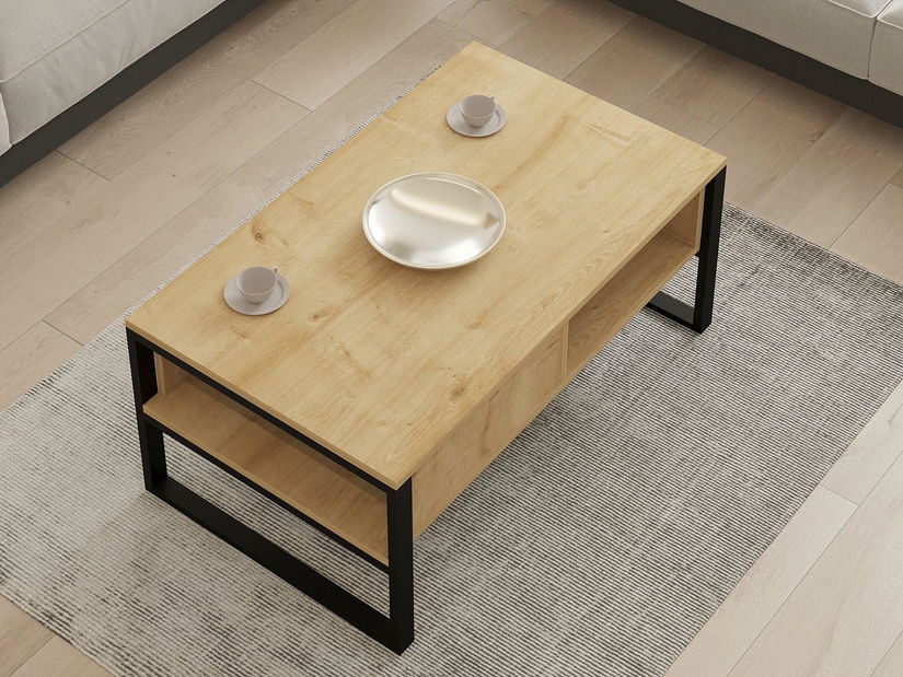 Măsuță de cafea Medama (stejar zafir) 