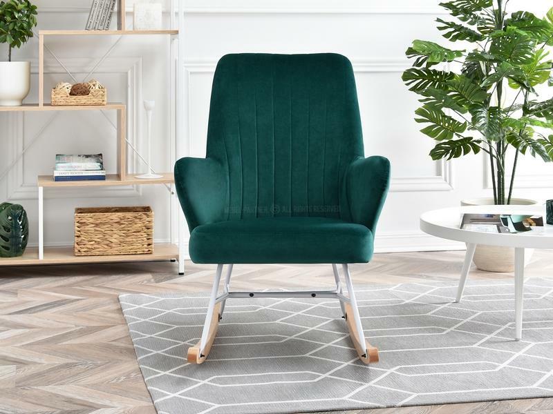 Fotel Florida (zöld + fekete)