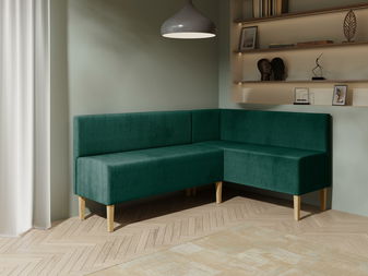 Sarokpad NEVIAM 130x180 (sötétzöld) (J)