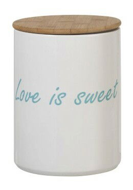 Doplnok do kuchyne Jolipa Maginicent Mint (biela + modrá) 19x14x14cm 