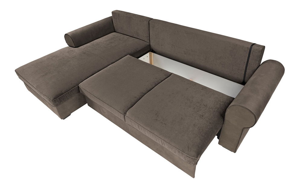Rohová sedačka BRW Canyon Lux 3DL.REC (hnedá) (L)