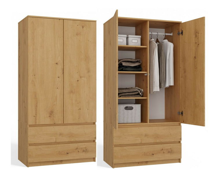 Šatníková skriňa Musecalo 1 (dub artisan)