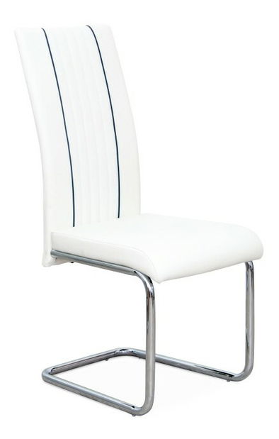 Jedálenská stolička Limia (biela + čierna)