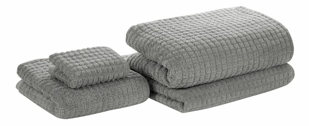 Set 4 buc prosoape Adrien (gri)