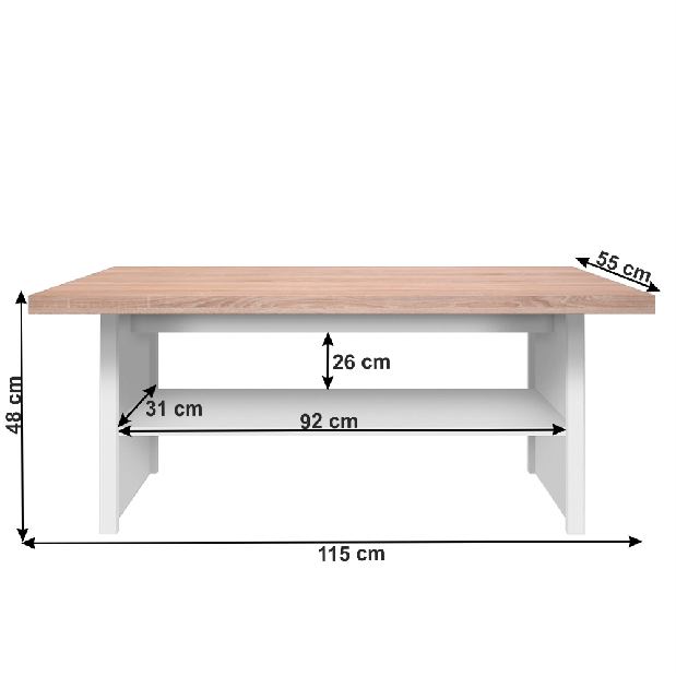Konferenčný stolík Timmy Typ 18 115