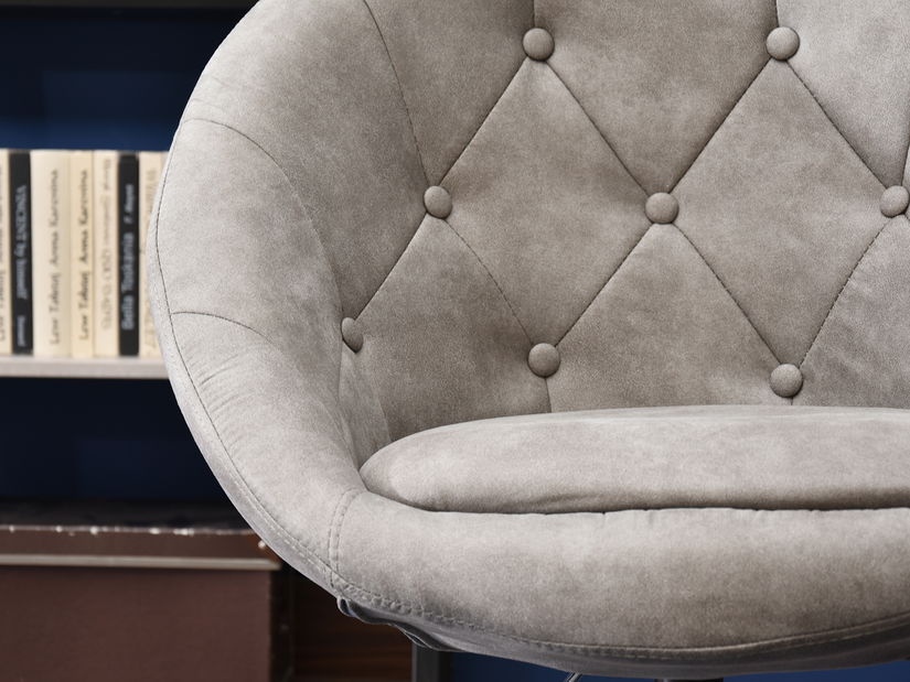 Fotoliu Lush 4 (gri + crom)