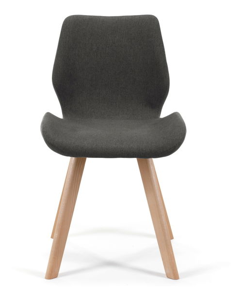 Jedálenská stolička Sivan (sivá + hnedá) (4ks)