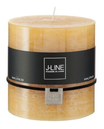 Sviečka Jolipa (10x10x10cm) (Žltá)