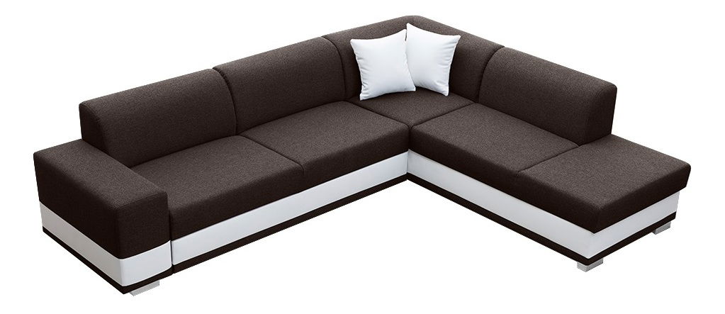 Kutna garnitura Darcia (tamnosmeđa) (D) 