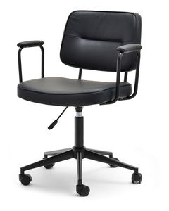 Stolica Henro (tamni orah + crna)