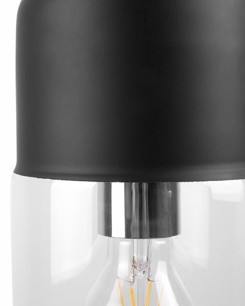 Závesná lampa Pursat (čierna)
