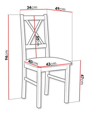 Scaun bucătărie Zafir X (crem + alb)