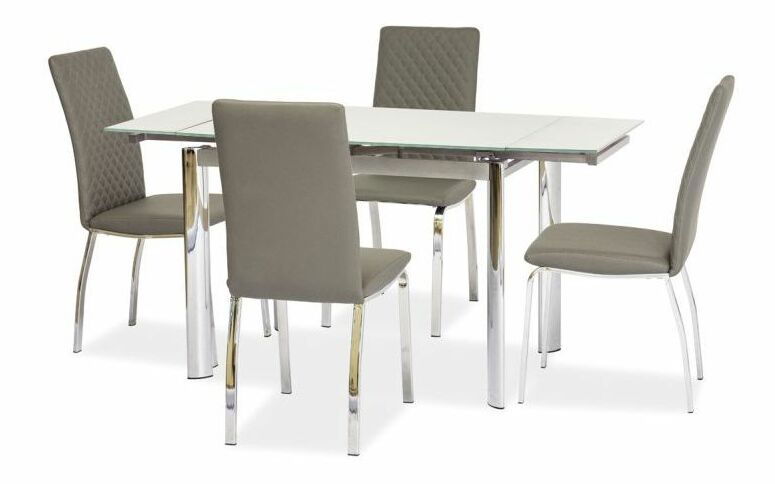 Jedálenský stôl Avior (tmavobéžová) (pre 4 až 6 osôb)