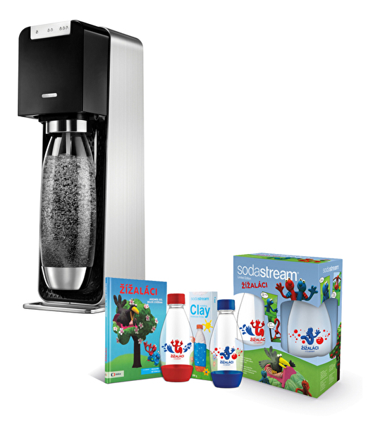 Predajná sada Sodastream POWER BLACK + Žížaláci sada