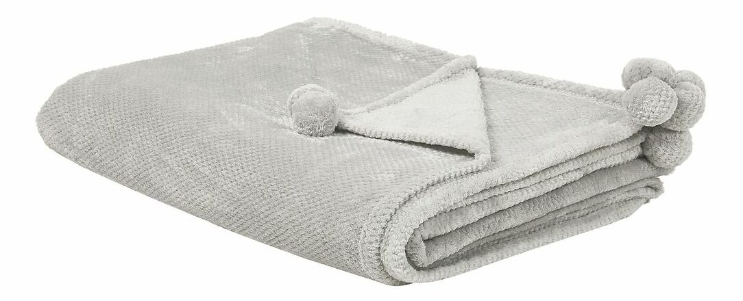 Pléd 200x150 cm SALIER (poliészter) (szürke)