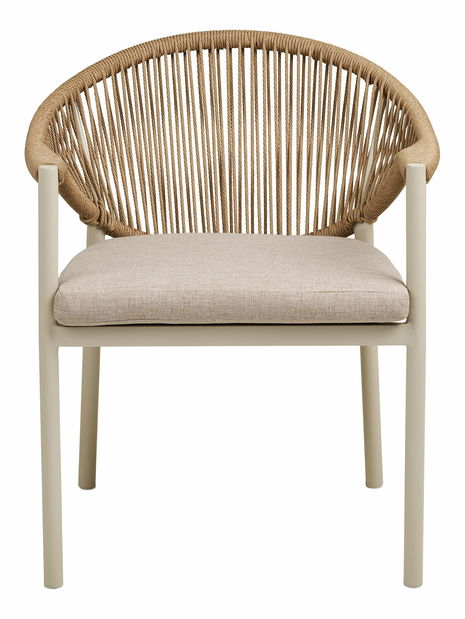 Záhradná stolička Abelia 1 (piesková + prírodná)