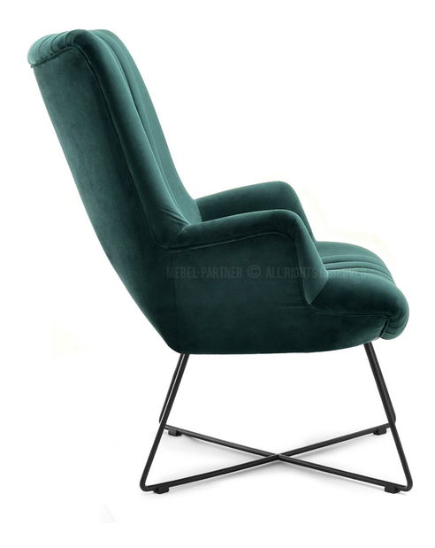 Fotoliu relax Nuttshell (verde + negru)