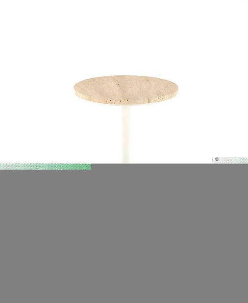 Măsuță Terazzo (travertin + alb)