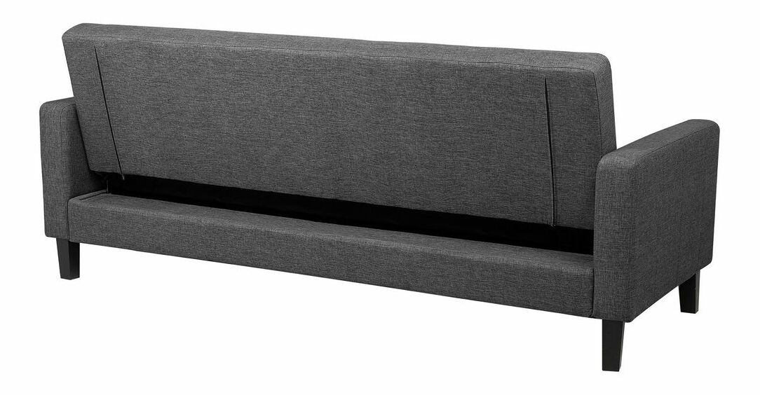 Háromszemélyes kanapé Vinstra (sötétszürke)