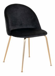 Scaun de sufragerie Gonderia 1 (negru)