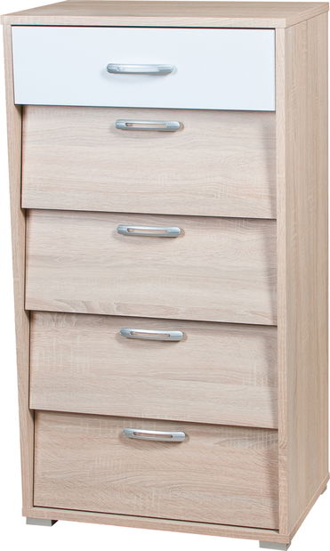 Botník (skrinka na topánky) BS 4 60 (dub sonoma/biela)