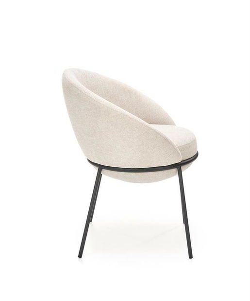 Blagovaonska stolica Kym (bež + crna)