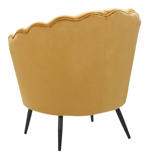 Kreslo LAVIKE (zamat) (žltá)