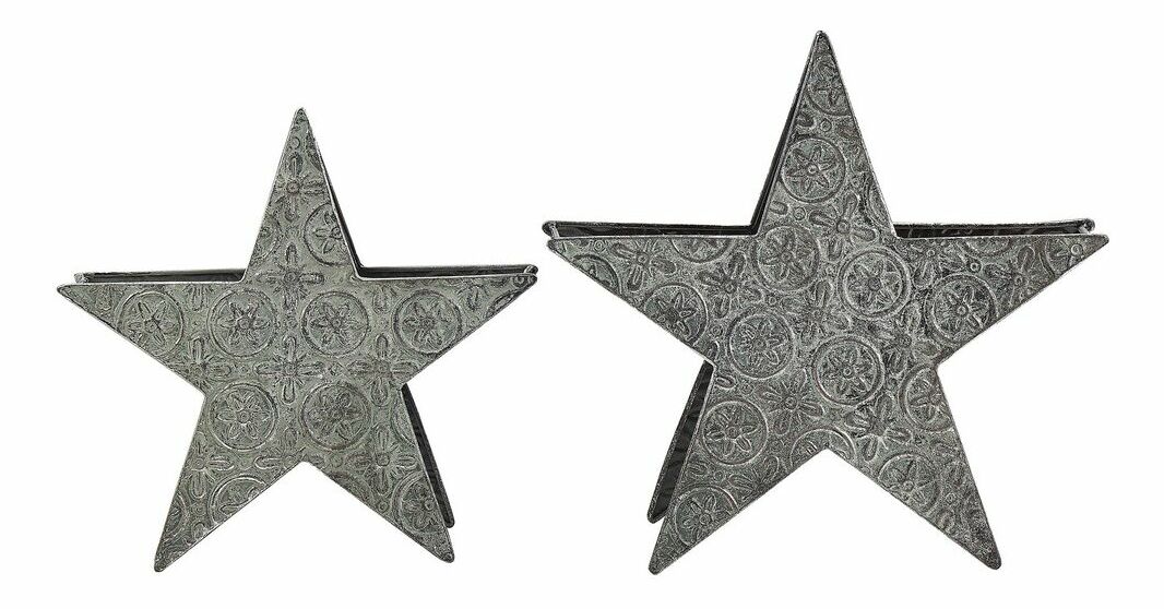 Set 2 buc. sfeșnic TORENO (argintiu)