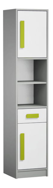 Policová skriňa Piere P04 Zelená