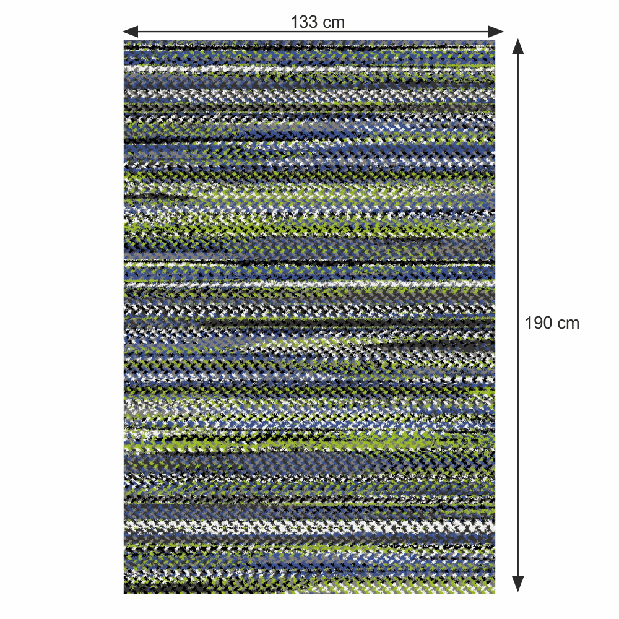 Koberec 133x190 cm Fetyl 4 (viacfarebné)